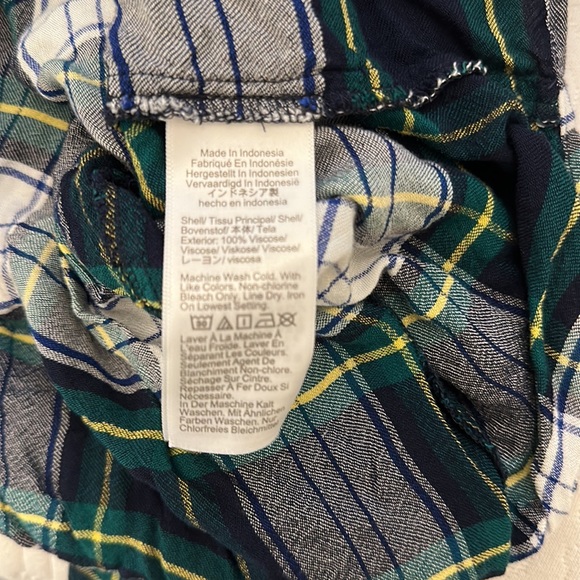 J. Crew Factory Ruffle Button Front Top - Picture 6 of 6